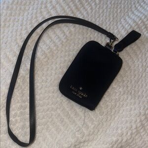 Kate Spade Black nylon bag/wallet/